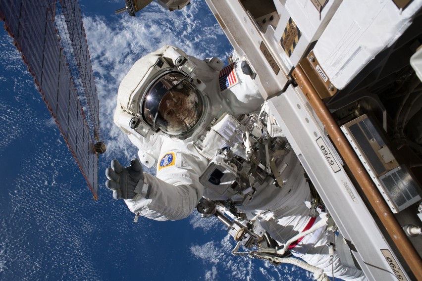 Astronauta Międzynarodowej Stacji Kosmicznej, Ricky Arnold,...