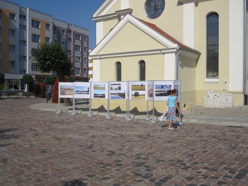 Wystawa fotografii na Placu Wolności w Sztumie