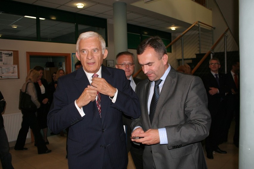 Jerzy Buzek z wizytą w Puławach