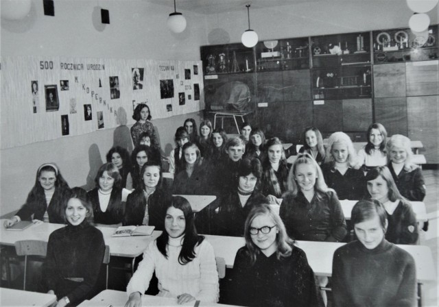 Goleniowscy licealiści z pierwszej połowy lat 70. ubiegłego wieku