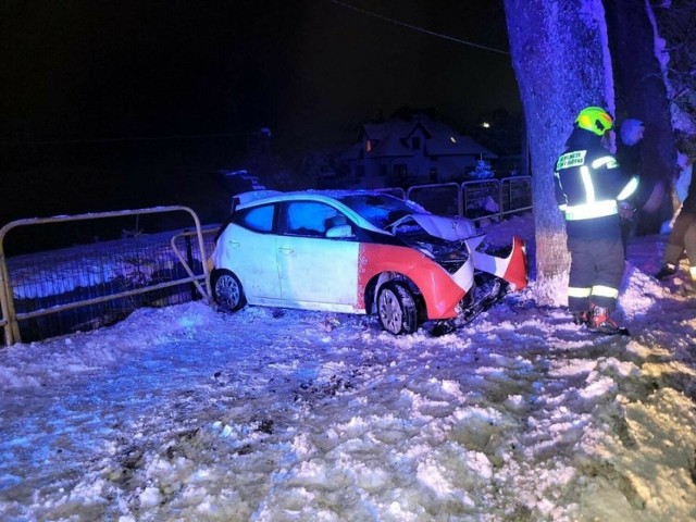 2 grudnia doszło do wypadku w Puzdrowie. Jedna osoba poszkodowana.