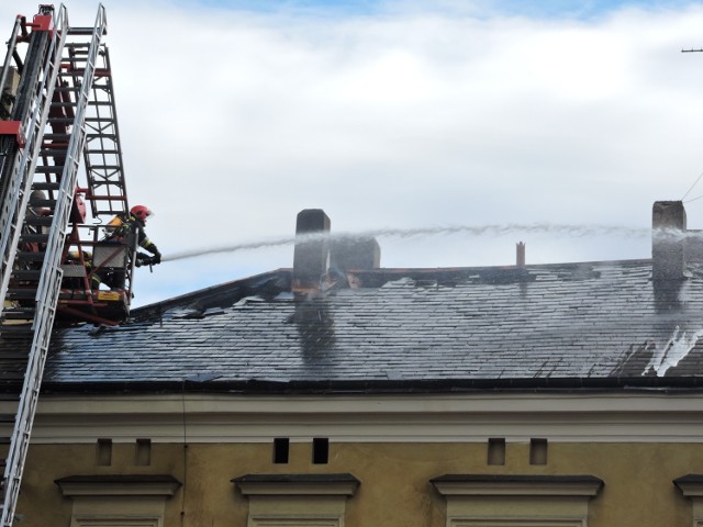 Pożar szkoły w Kuczkowie