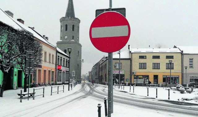 Na pierwszy ogień na rynku wprowadzono ruch jednokierunkowy od strony ul. Krakowskiej