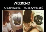Memy o weekendzie: Oczekiwania vs rzeczywistość, czyli jak kończą się imprezowe plany na weekend