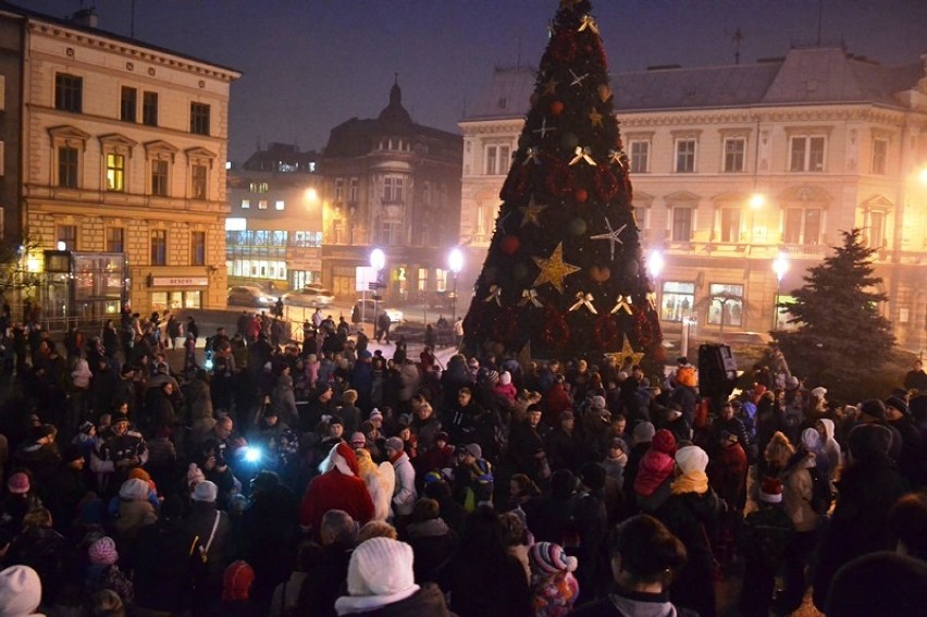 Choinka i iluminacje świąteczne w Bielsku-Białej