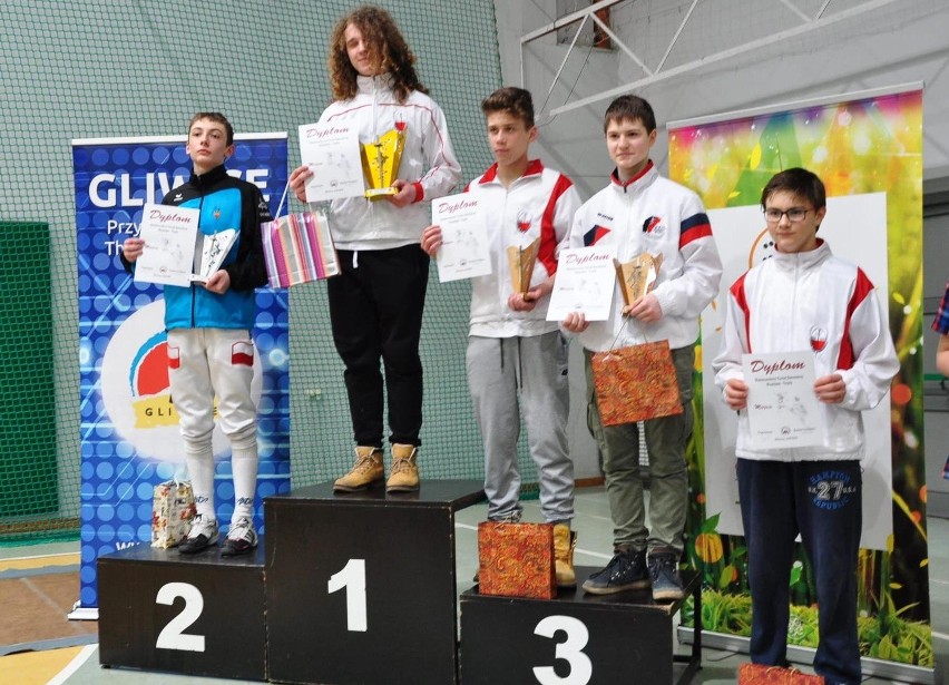 Mikołaj Radosz (pierwszy z lewej) zajął 2. miejsce wśród...