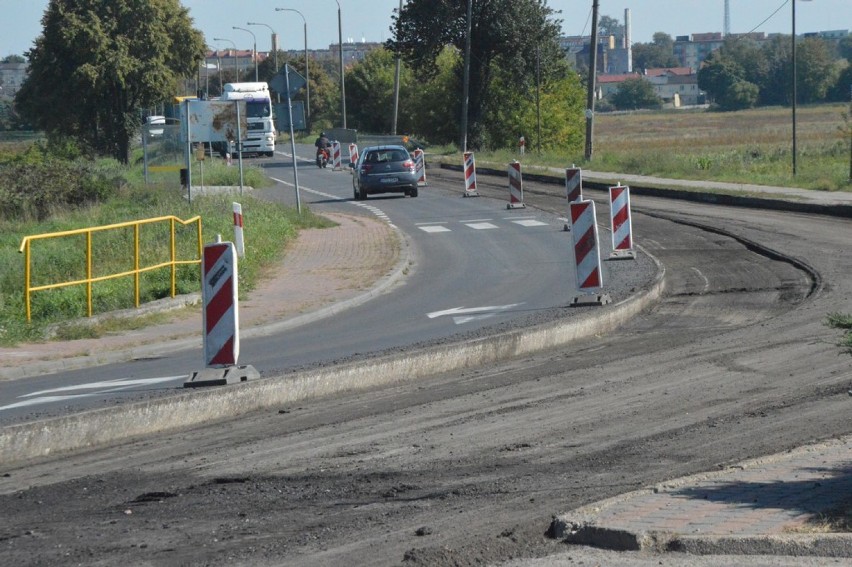 Budowa rond w Pradze koło Poddębic