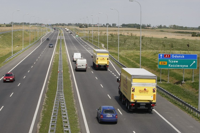 Autostradą z Warszawy do Gdańska