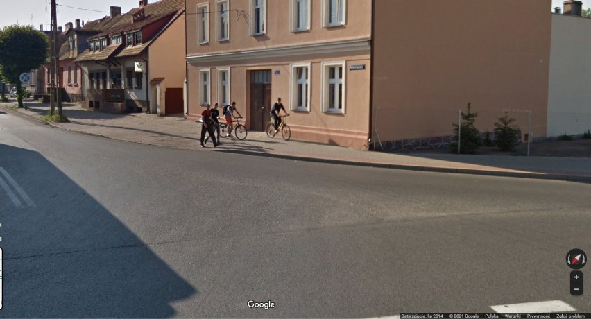Kamery Google zrobiły im zdjęcie, kiedy jechali na rowerach... po chodniku