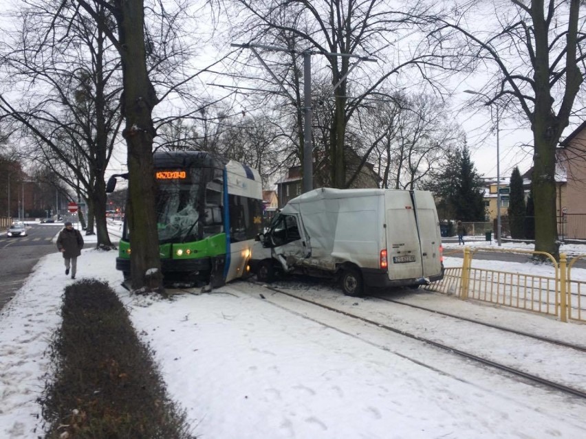 Na ulicy Żołnierskiej w Szczecinie tramwaj zderzył się z...