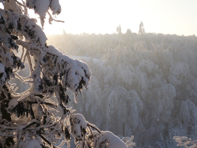 Śnieżny krajobraz. Fot. Bartłomiej Kowalewski