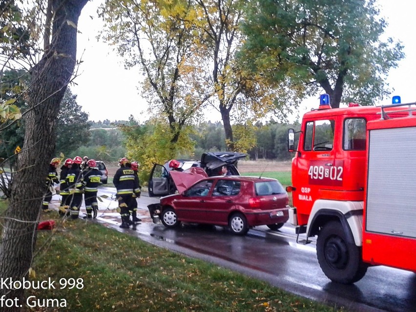 Kłobuck: Wypadek między Białą a Częstochową [FOTO]