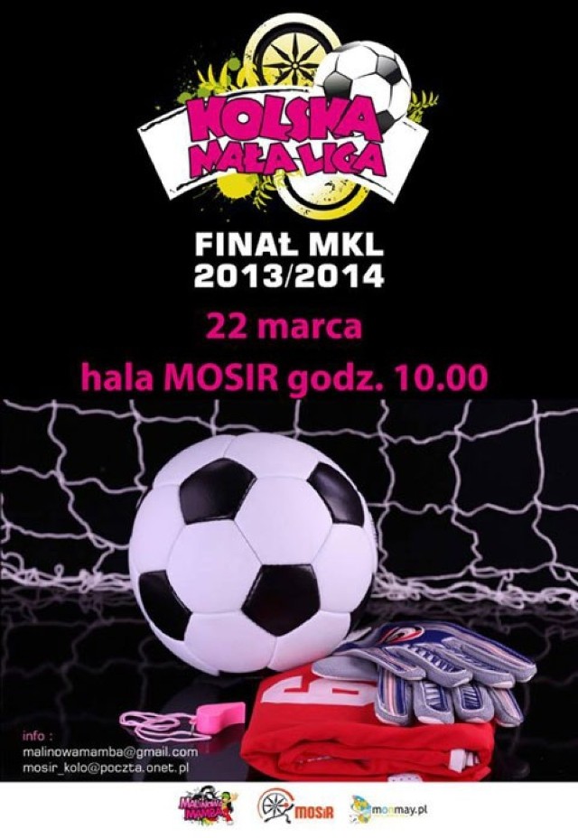 Finał Małej Kolskiej Ligi 2013/2014

22 marca 2014
Hala sportowa MOSiR w Kole
godz. 10.00
Wstęp wolny!