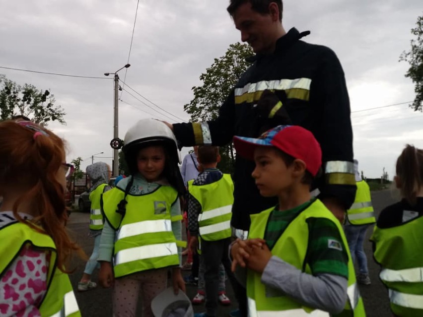 Przedszkolaki odwiedziły remizę OSP w Pankach ZDJĘCIA