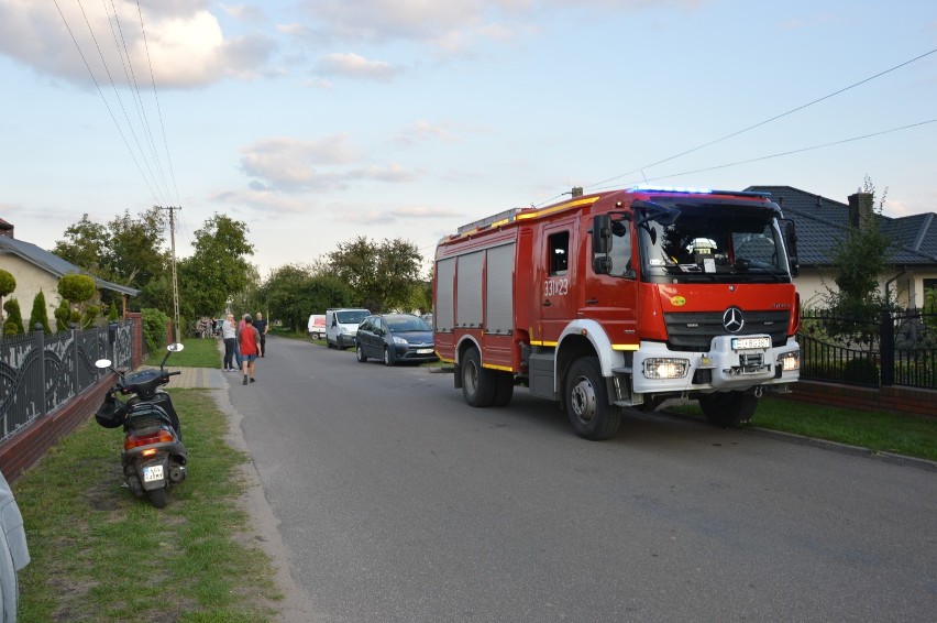 Pożar kotłowni w domu jednorodzinnym w Podkałku