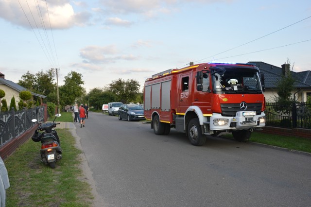 Pożar kotłowni w domu jednorodzinnym w Podkałku