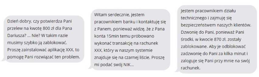 Policja ostrzega przed oszustami podszywającymi się pod banki. Jak działają?