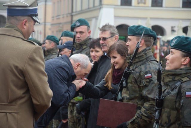 Zamość: Przysięga żołnierzy WOT z udziałem ministra Macirewicza