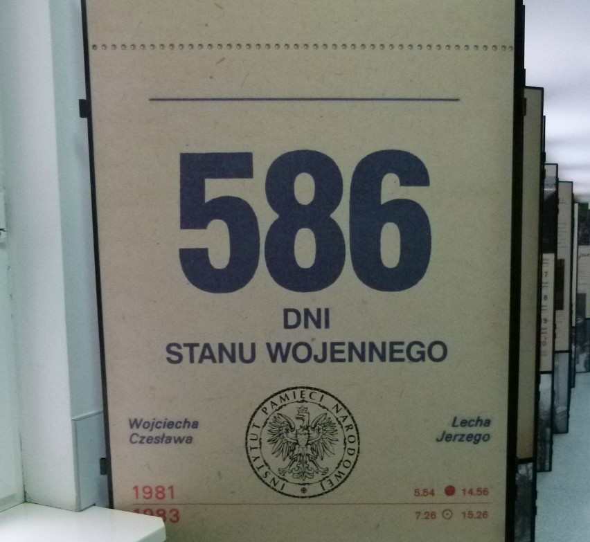 &quot;586 dni stanu wojennego&quot; w Gimnazjum nr 5 w Piotrkowie.
