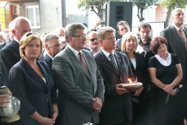 Bronisław Komorowski już raz gościł w Wieluniu - jako marszałek Sejmu podczas obchodów 70. rocznicy wybuchu wojny