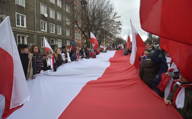 Parada Niepodległości od lat organizowana jest w Gdańsku