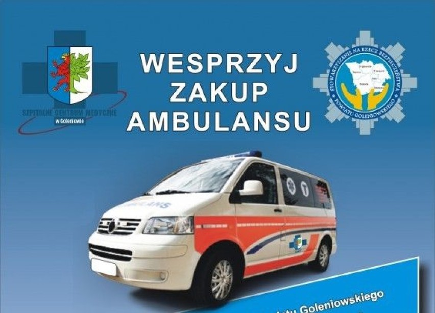 Szpital w Goleniowie potrzebuje ambulansu. Można przekazać 1% podatku