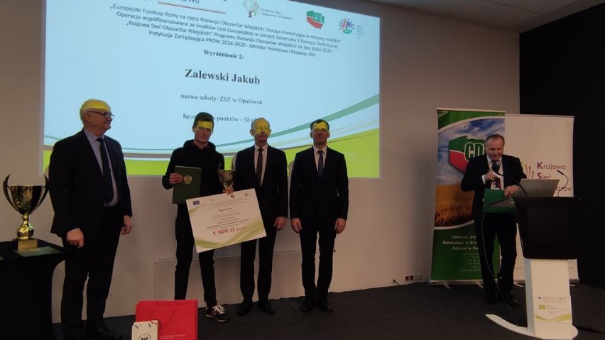 Duży sukces ucznia „Ogrodnika” w ogólnopolskim konkursie o rolnictwie ekologicznym. ZDJĘCIA