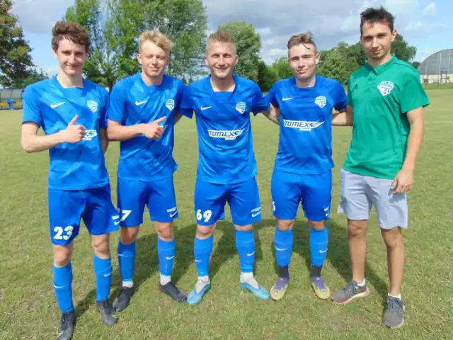 Od lewej: Marcel Jankowski, Adam Simiński, Szymon Troczyński, Dominik Szymański i Remigiusz Kruzel.
