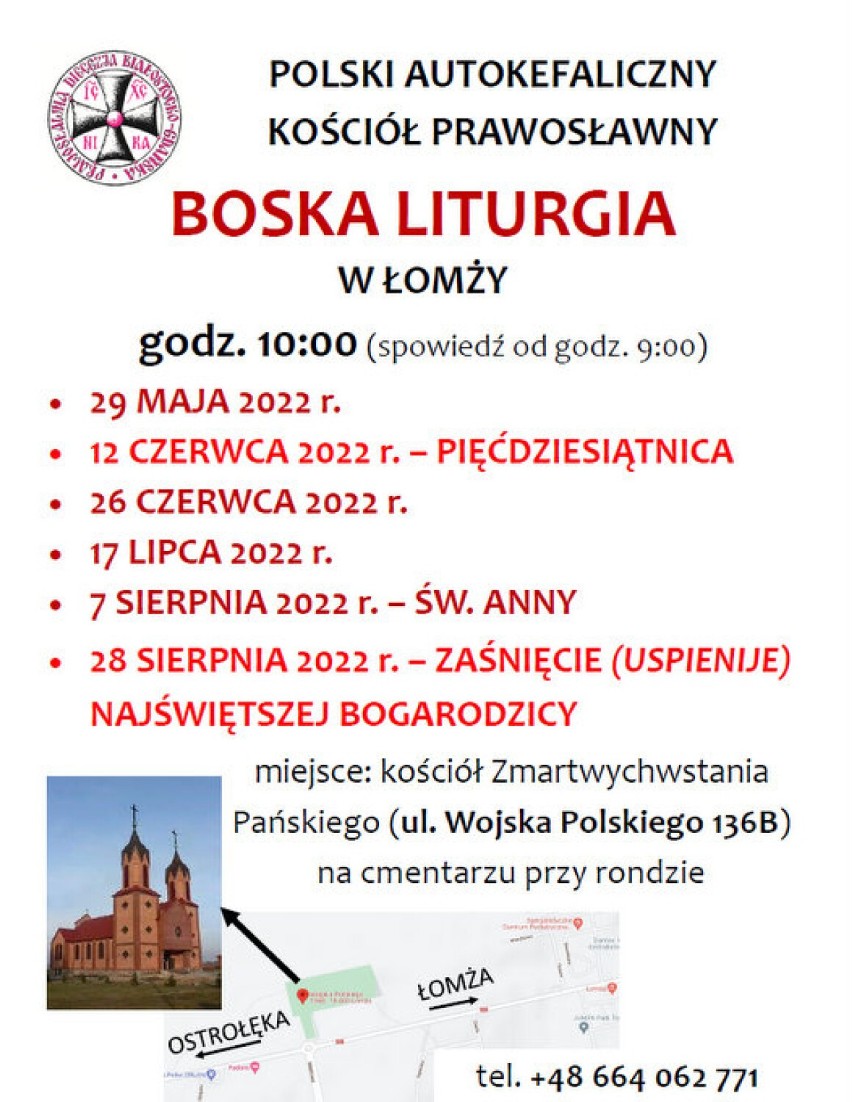 Boska Liturgia w Łomży. Będą kolejne prawosławne nabożeństwa
