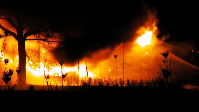 Pożar w Chwaszczynie