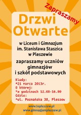 Pleszewskie liceum otwiera drzwi dla przyszłych uczniów