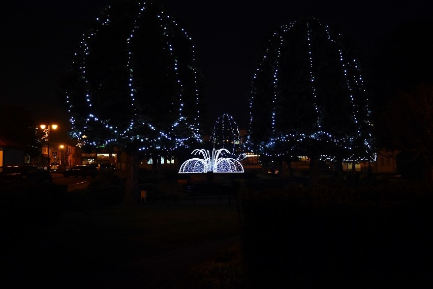 Świąteczne iluminacje są nie tylko w wielkich miastach