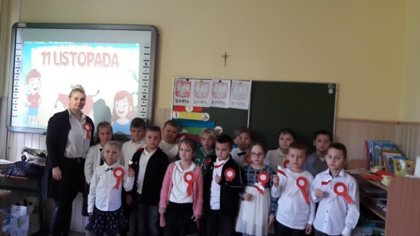 Święto Niepodległości w zespole szkół w Czechach pod Zduńską Wolą ZDJĘCIA