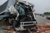 Wypadek na autostradzie A1 między Radomskiem a Kamieńskiem. ZDJĘCIA