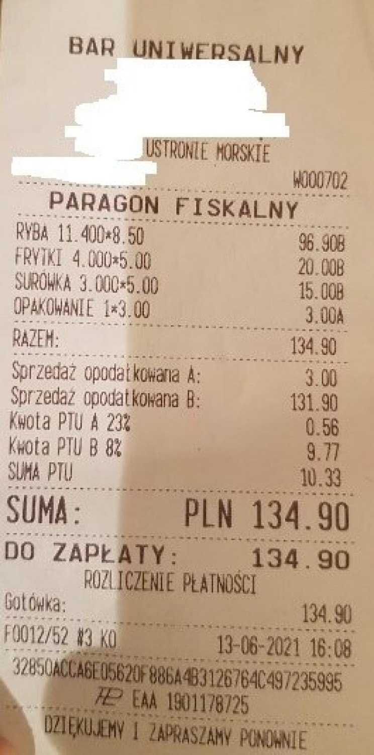 Ile kosztują wakacje nad Bałtykiem? Zobaczcie paragony i...