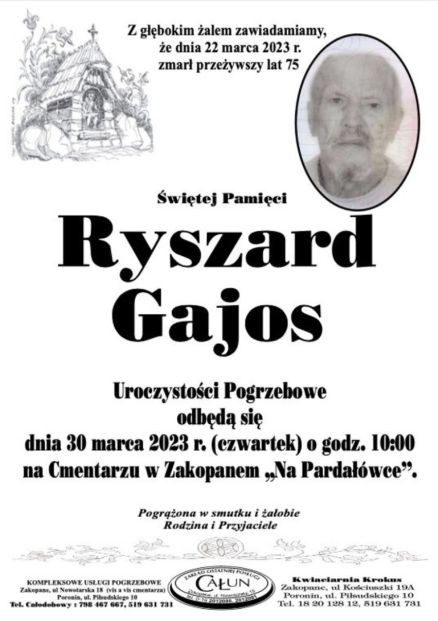 Ryszard Gajos przez lata kręcił watę cukrową na Krupówkach....