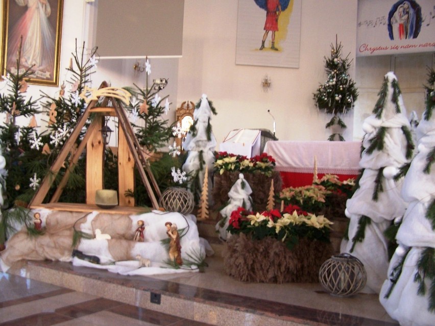 Szopka bożonarodzeniowa w kościele pw. św. Bogumiła w Kole