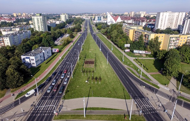 Najdłuższe ulice Lublina - 7. Ul. Jana Pawła II (od ul. Nadbystrzyckiej do al. Kraśnickiej) - 4526 m.