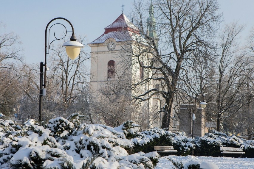 Zima w Pińczowie w środę, 10 stycznia. >>>Więcej na...