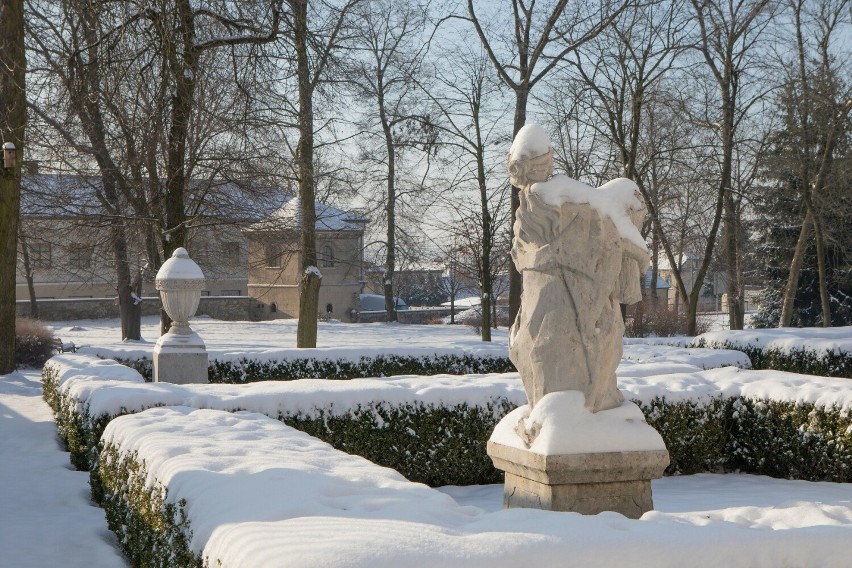 Zima w Pińczowie w środę, 10 stycznia.