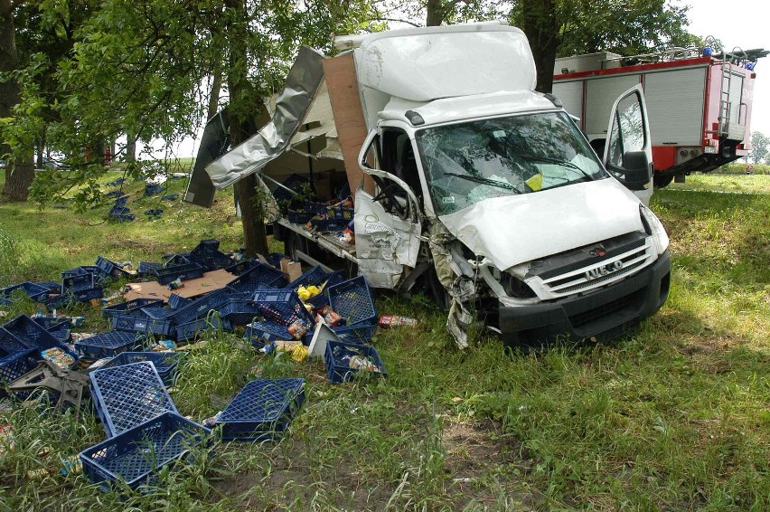 Wypadek na drodze nr 55 ZDJĘCIA