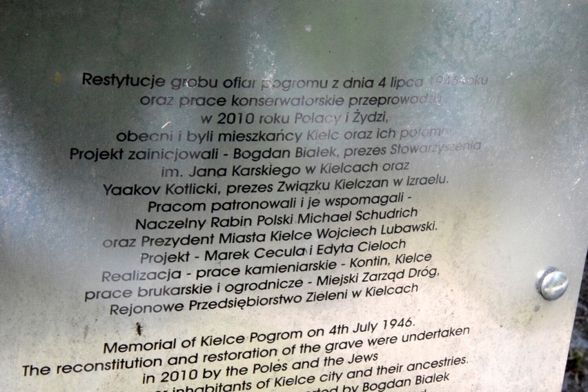 Na cmentarzu żydowskim w Kielcach przypomniano ofiary pogromu w 1946 roku. Zobacz zdjęcia
