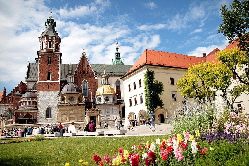 Wiosna na Wawelu w Krakowie