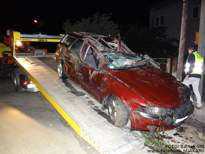 Wypadek w Ligocie na Burzeju. Jedna osoba ranna