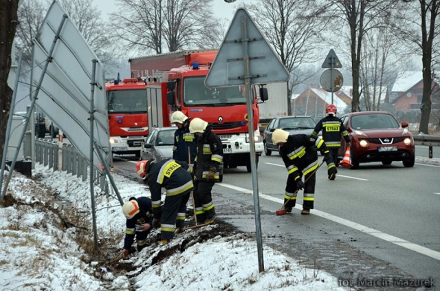 Akcja strażaków OSP  Strumień w Zbytkowie