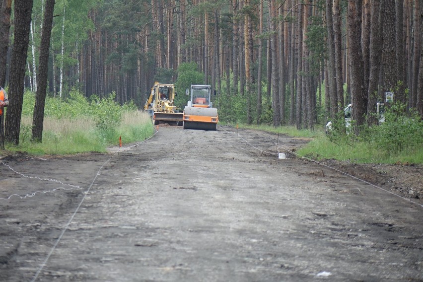 Droga Łękawa - Słok wkrótce będzie gotowa. Prace trwają