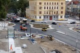 Legnica: Trwa przebudowa Placu Słowiańskiego, zobaczcie aktualne zdjęcia i video