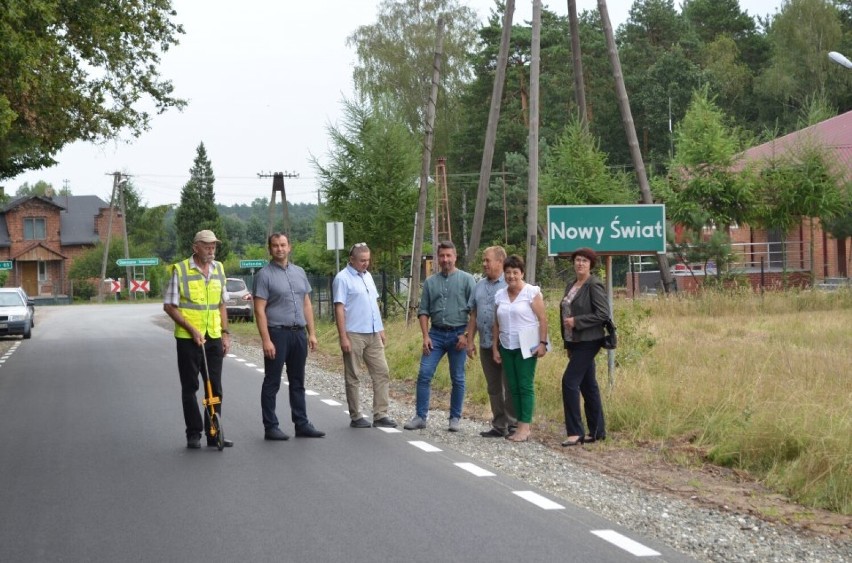 Wyremontowany odcinek powiatowej drogi w gminie Zadzim oddany do użytku ZDJĘCIA
