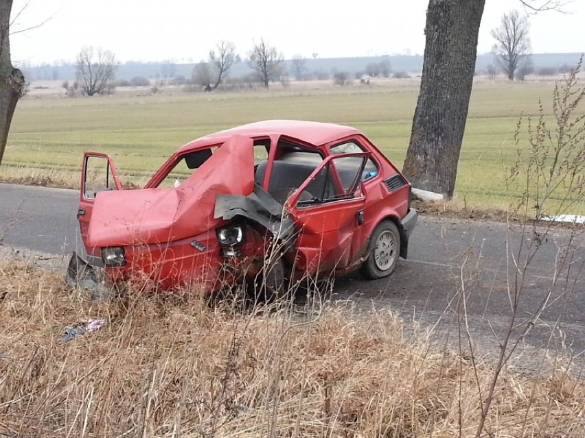 Wypadek na trasie Kotkowo - Linkowo