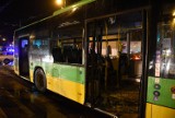 Rondo Jana Nowaka - Jeziorańskiego: Kolizja tramwaju z autobusem [ZDJĘCIA]